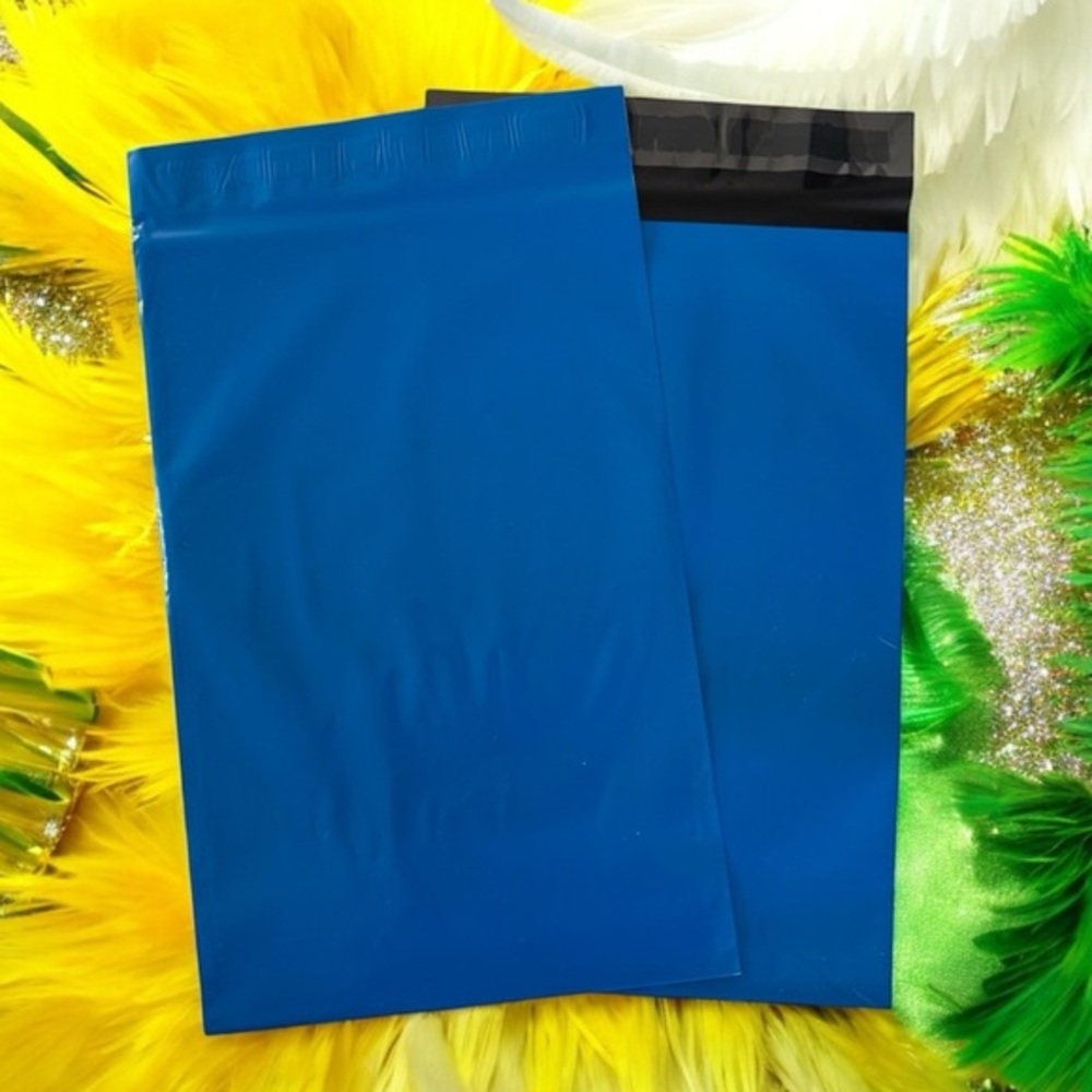(10) 6x9 Solid Blue Poly Mailers